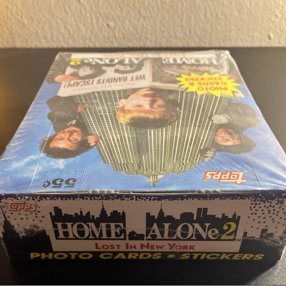 1992 TOPPS Home Alone 2 Trading Cards Factory Sealed Unopened Box Of 36 Packs - Picture 6 of 6